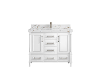 Aberdeen 42 in. W x 22 in. D Single Sink Bathroom Vanity - Willow Bath and Vanity