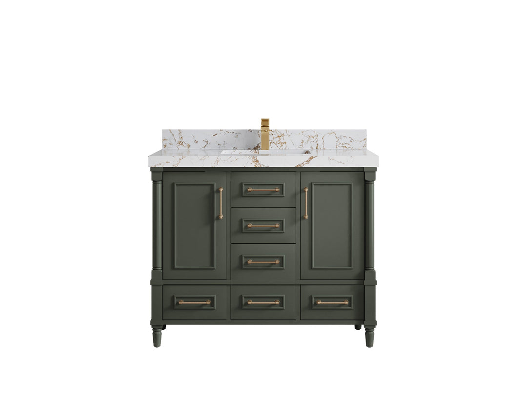 Aberdeen 42 in. W x 22 in. D Single Sink Bathroom Vanity - Willow Bath and Vanity