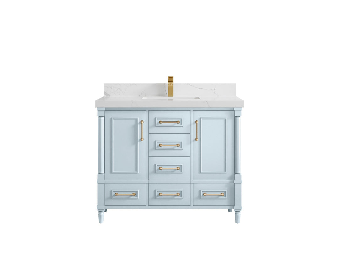 Aberdeen 42 in. W x 22 in. D Single Sink Bathroom Vanity - Willow Bath and Vanity