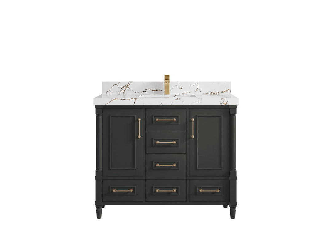 Aberdeen 42 in. W x 22 in. D Single Sink Bathroom Vanity - Willow Bath and Vanity