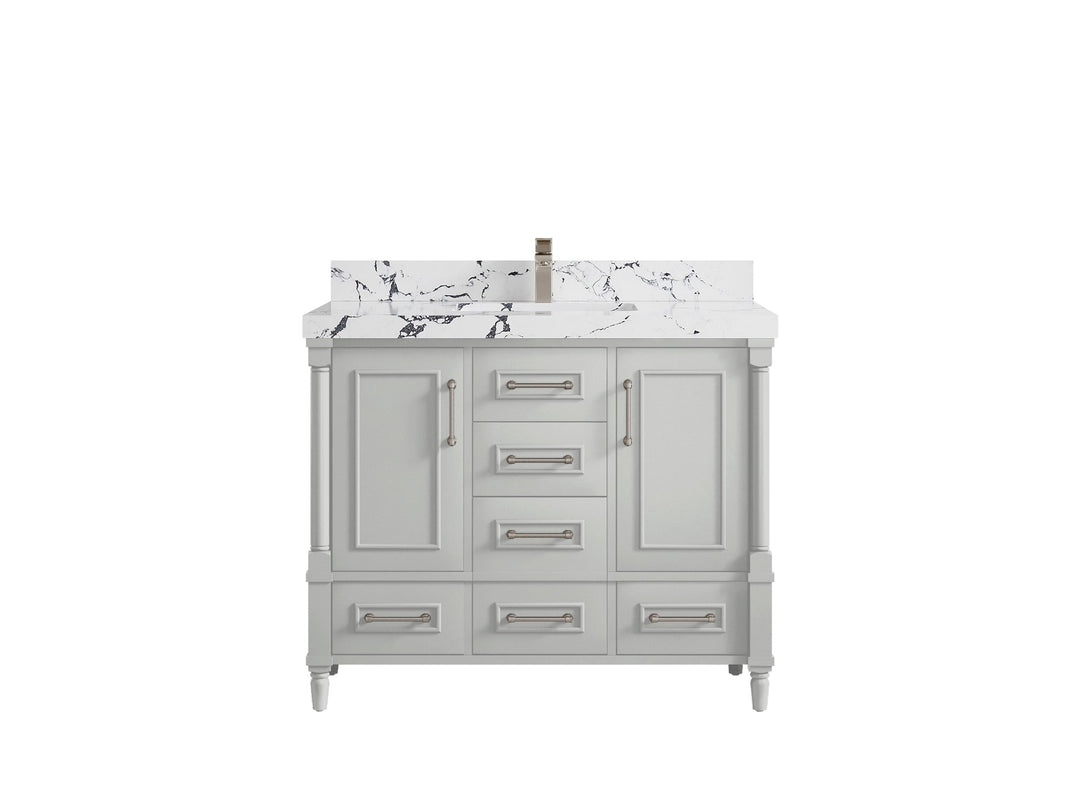 Aberdeen 42 in. W x 22 in. D Single Sink Bathroom Vanity - Willow Bath and Vanity