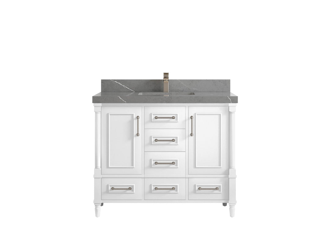 Aberdeen 42 in. W x 22 in. D Single Sink Bathroom Vanity - Willow Bath and Vanity