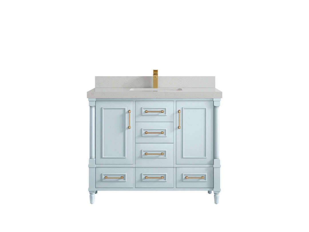 Aberdeen 42 in. W x 22 in. D Single Sink Bathroom Vanity - Willow Bath and Vanity