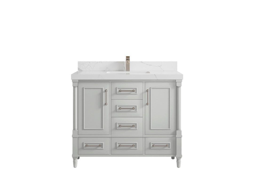 Aberdeen 42 in. W x 22 in. D Single Sink Bathroom Vanity - Willow Bath and Vanity
