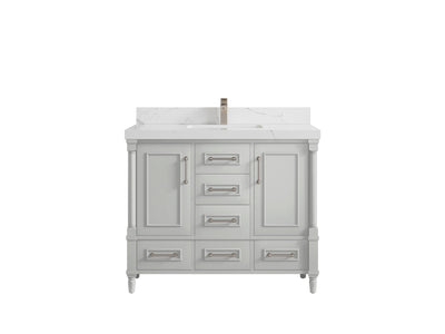 Aberdeen 42 in. W x 22 in. D Single Sink Bathroom Vanity - Willow Bath and Vanity