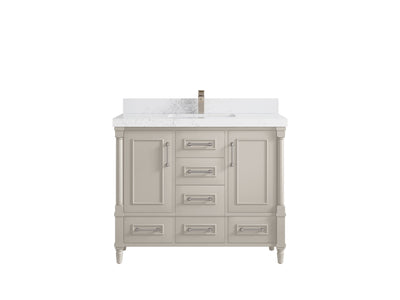 Aberdeen 42 in. W x 22 in. D Single Sink Bathroom Vanity - Willow Bath and Vanity