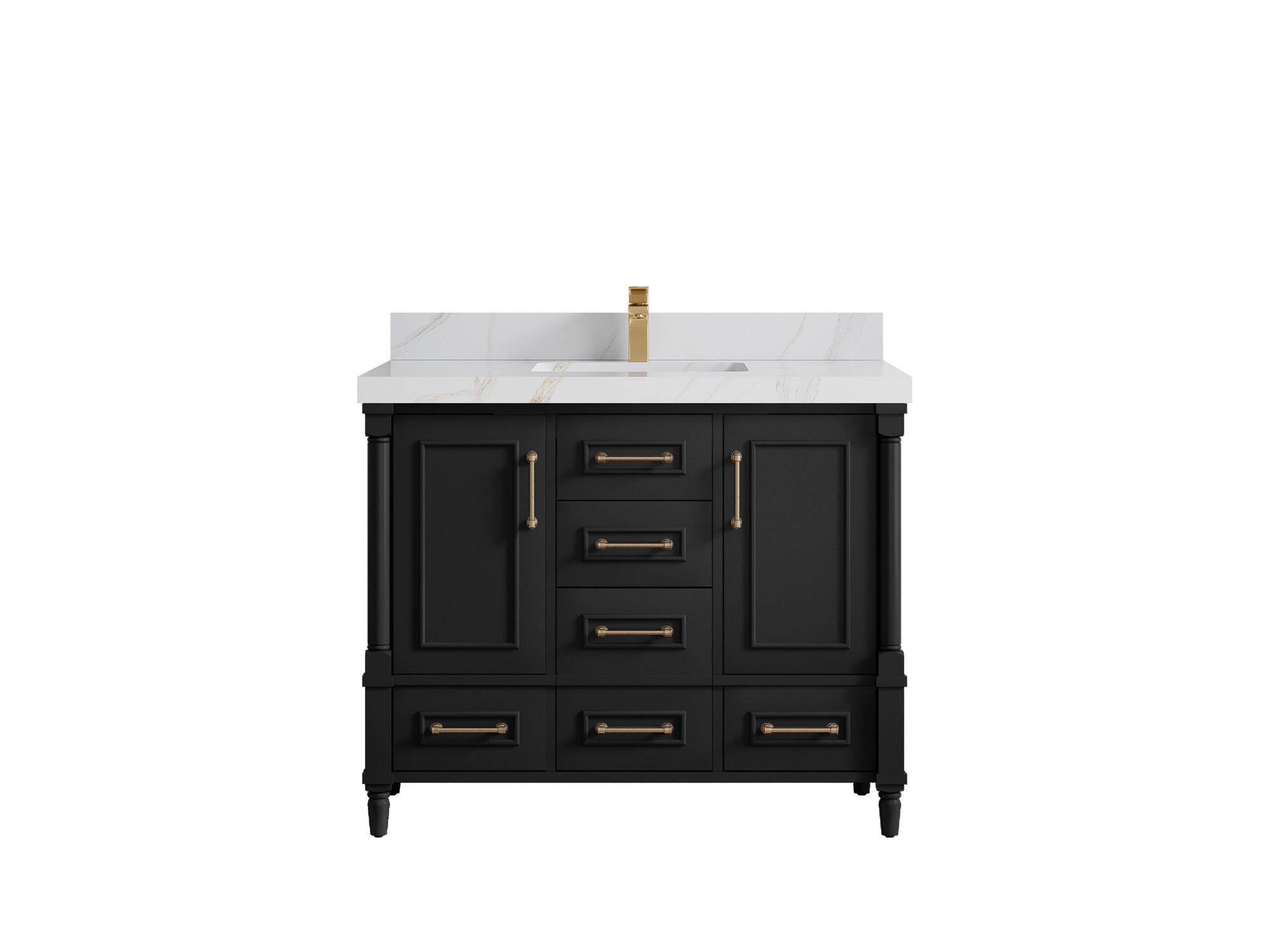 Aberdeen 42 in. W x 22 in. D Single Sink Bathroom Vanity - Willow Bath and Vanity