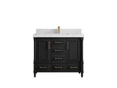 Aberdeen 42 in. W x 22 in. D Single Sink Bathroom Vanity - Willow Bath and Vanity