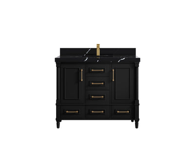 Aberdeen 42 in. W x 22 in. D Single Sink Bathroom Vanity - Willow Bath and Vanity
