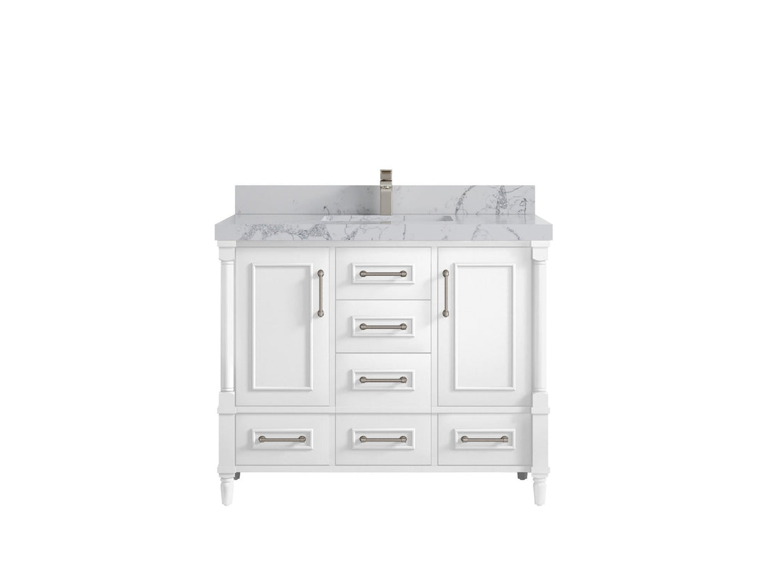 Aberdeen 42 in. W x 22 in. D Single Sink Bathroom Vanity - Willow Bath and Vanity