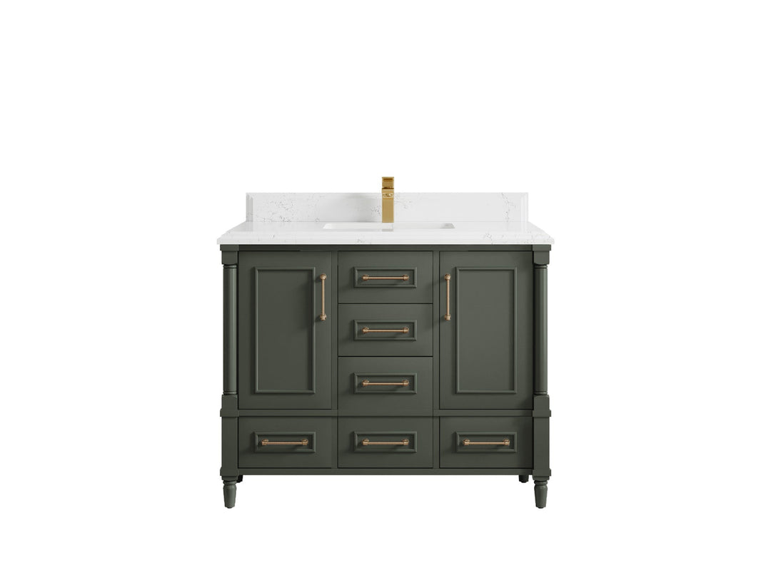 Aberdeen 42 in. W x 22 in. D Single Sink Bathroom Vanity - Willow Bath and Vanity
