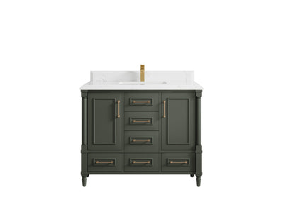 Aberdeen 42 in. W x 22 in. D Single Sink Bathroom Vanity - Willow Bath and Vanity