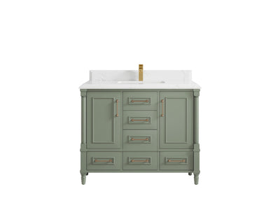Aberdeen 42 in. W x 22 in. D Single Sink Bathroom Vanity - Willow Bath and Vanity