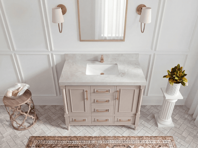Aberdeen 42 in. W x 22 in. D Single Sink Bathroom Vanity - Willow Bath and Vanity