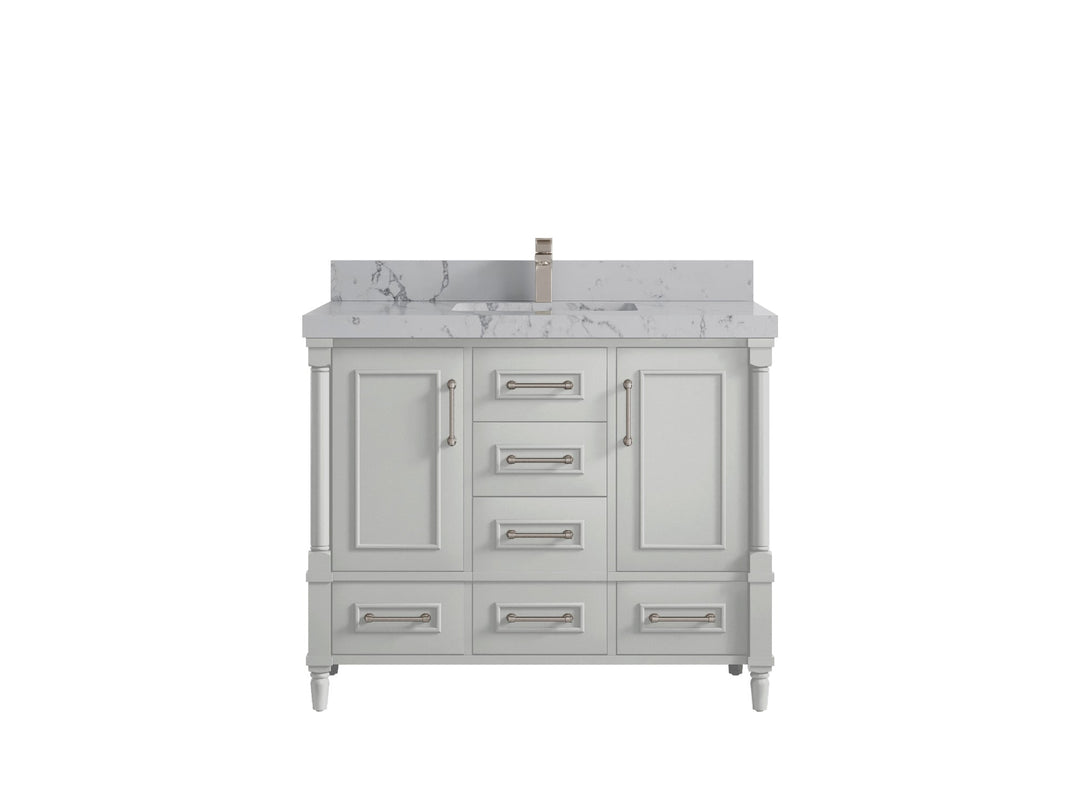 Aberdeen 42 in. W x 22 in. D Single Sink Bathroom Vanity - Willow Bath and Vanity