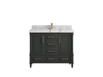 Aberdeen 42 in. W x 22 in. D Single Sink Bathroom Vanity - Willow Bath and Vanity