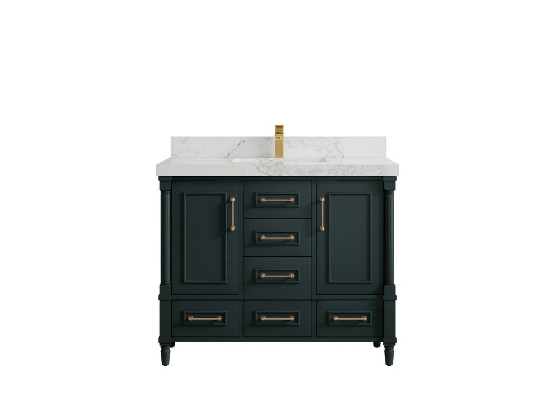 Aberdeen 42 in. W x 22 in. D Single Sink Bathroom Vanity - Willow Bath and Vanity