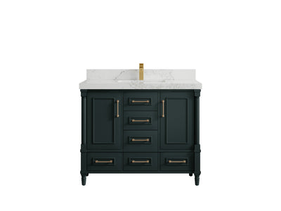 Aberdeen 42 in. W x 22 in. D Single Sink Bathroom Vanity - Willow Bath and Vanity