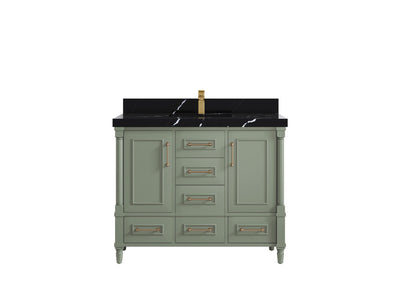 Aberdeen 42 in. W x 22 in. D Single Sink Bathroom Vanity - Willow Bath and Vanity
