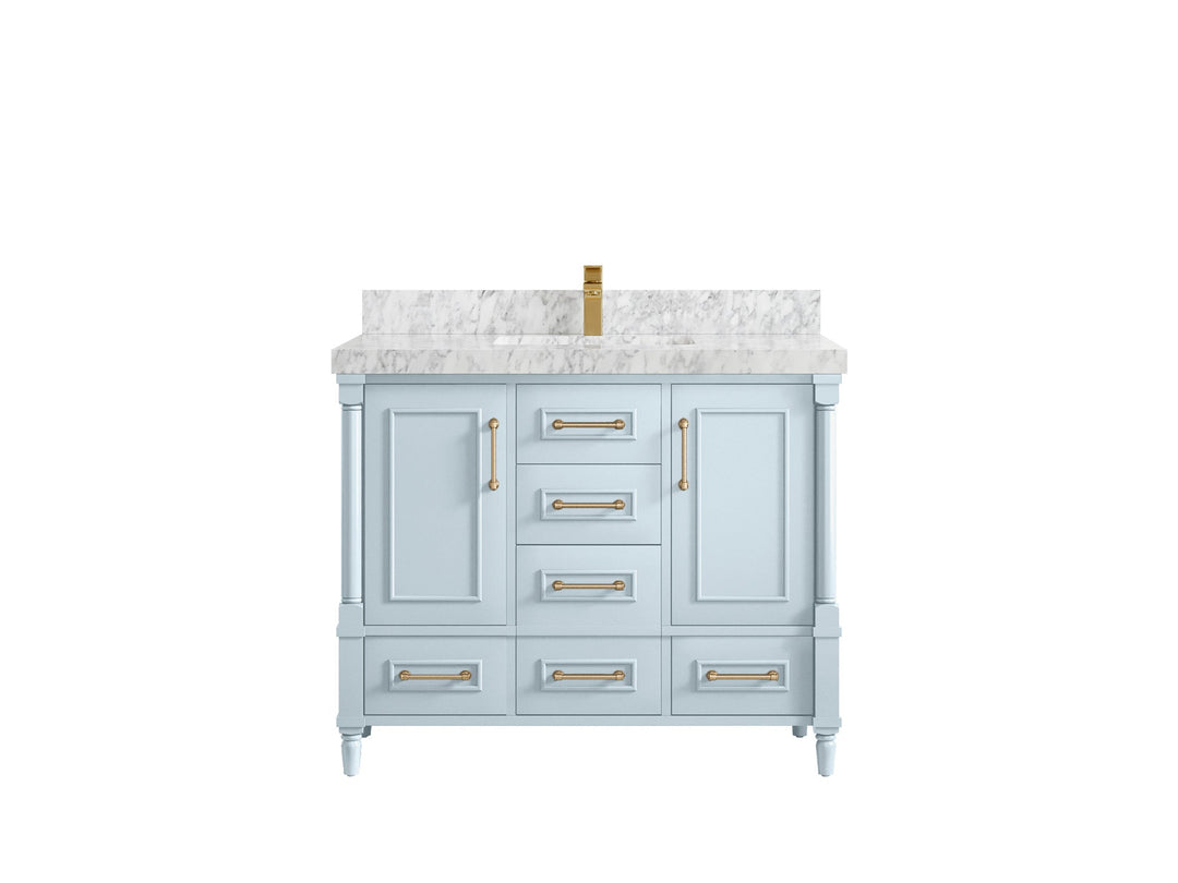 Aberdeen 42 in. W x 22 in. D Single Sink Bathroom Vanity - Willow Bath and Vanity