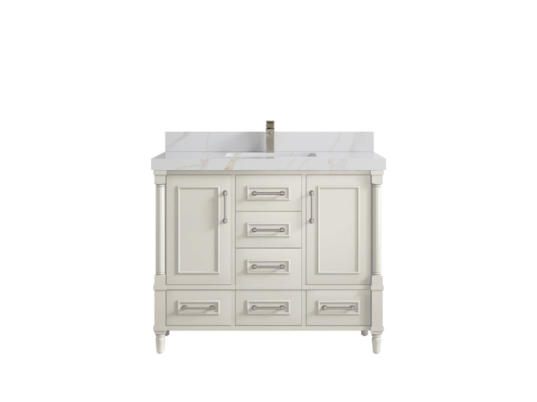 Aberdeen 42 in. W x 22 in. D Single Sink Bathroom Vanity - Willow Bath and Vanity