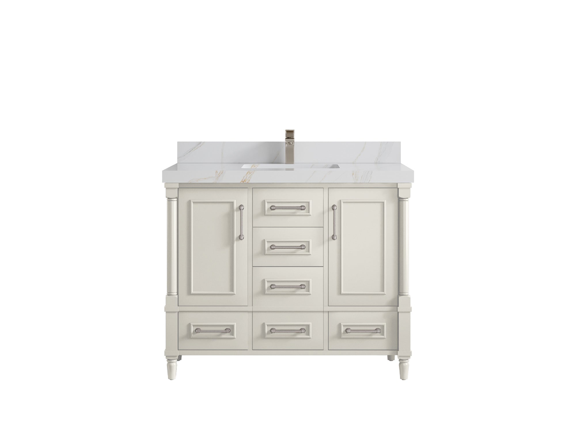 Aberdeen 42 in. W x 22 in. D Single Sink Bathroom Vanity - Willow Bath and Vanity