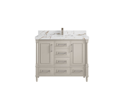 Aberdeen 42 in. W x 22 in. D Single Sink Bathroom Vanity - Willow Bath and Vanity