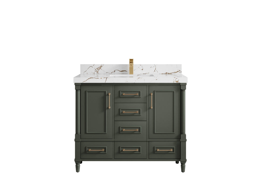 Aberdeen 42 in. W x 22 in. D Single Sink Bathroom Vanity - Willow Bath and Vanity