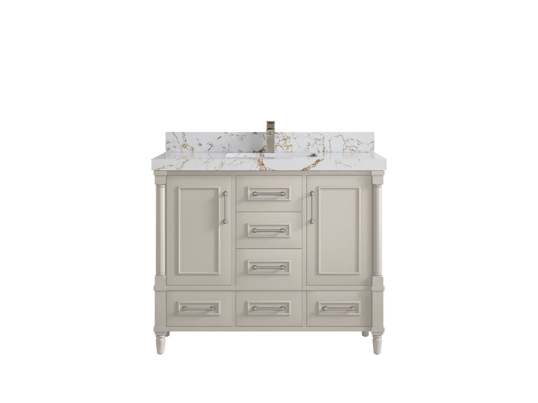 Aberdeen 42 in. W x 22 in. D Single Sink Bathroom Vanity - Willow Bath and Vanity