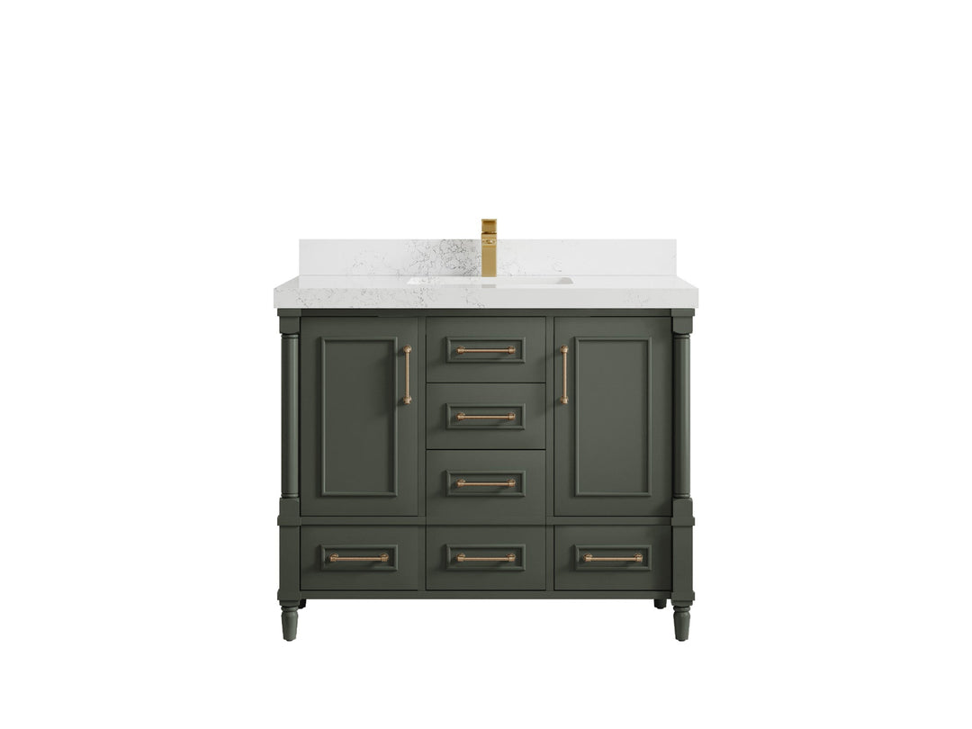 Aberdeen 42 in. W x 22 in. D Single Sink Bathroom Vanity - Willow Bath and Vanity
