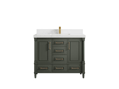 Aberdeen 42 in. W x 22 in. D Single Sink Bathroom Vanity - Willow Bath and Vanity
