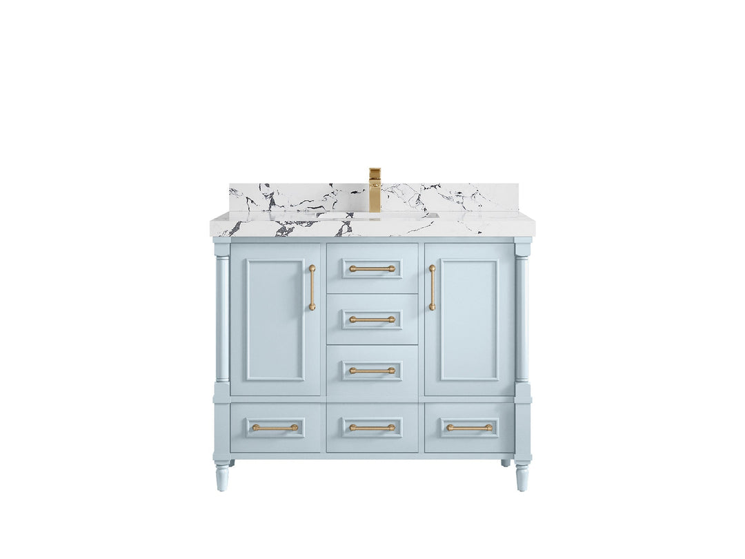 Aberdeen 42 in. W x 22 in. D Single Sink Bathroom Vanity - Willow Bath and Vanity