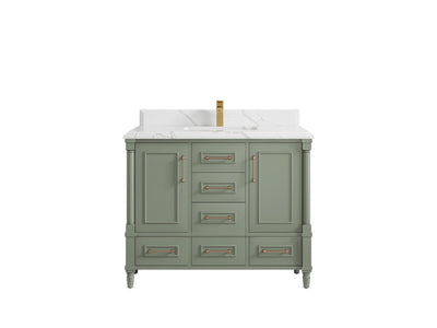 Aberdeen 42 in. W x 22 in. D Single Sink Bathroom Vanity - Willow Bath and Vanity