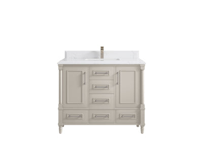 Aberdeen 42 in. W x 22 in. D Single Sink Bathroom Vanity - Willow Bath and Vanity