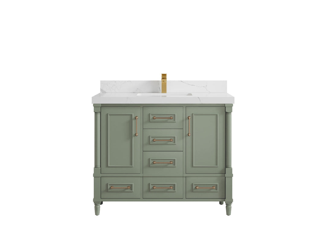 Aberdeen 42 in. W x 22 in. D Single Sink Bathroom Vanity - Willow Bath and Vanity