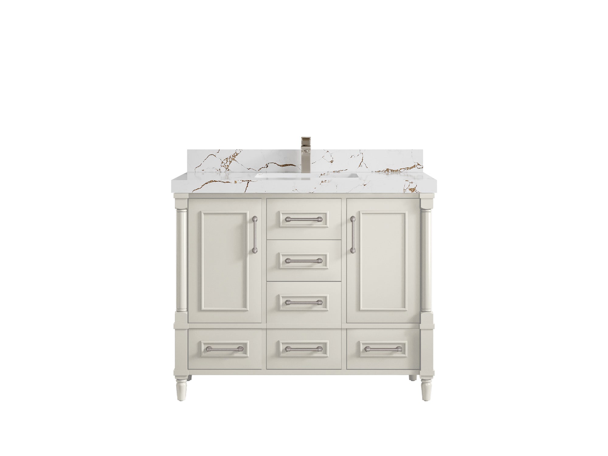 Aberdeen 42 in. W x 22 in. D Single Sink Bathroom Vanity - Willow Bath and Vanity