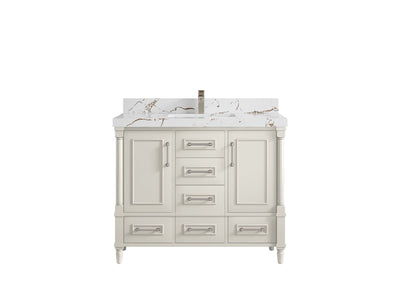 Aberdeen 42 in. W x 22 in. D Single Sink Bathroom Vanity - Willow Bath and Vanity