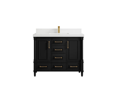 Aberdeen 42 in. W x 22 in. D Single Sink Bathroom Vanity - Willow Bath and Vanity