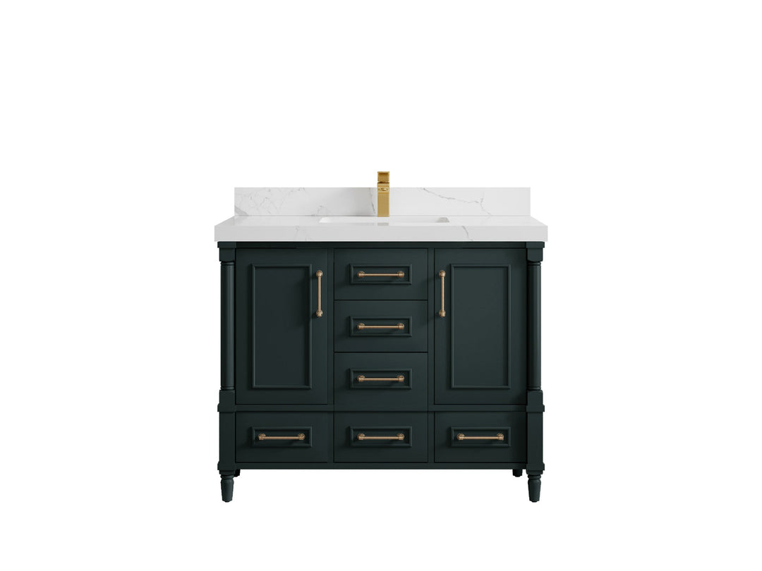 Aberdeen 42 in. W x 22 in. D Single Sink Bathroom Vanity - Willow Bath and Vanity
