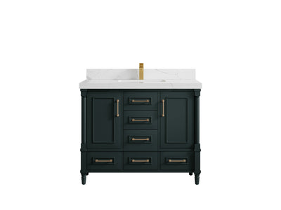 Aberdeen 42 in. W x 22 in. D Single Sink Bathroom Vanity - Willow Bath and Vanity