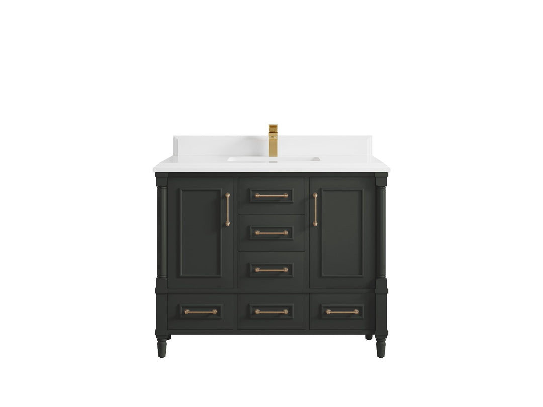 Aberdeen 42 in. W x 22 in. D Single Sink Bathroom Vanity - Willow Bath and Vanity
