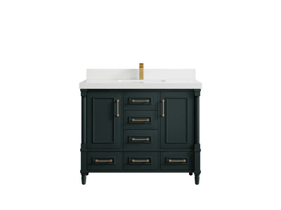 Aberdeen 42 in. W x 22 in. D Single Sink Bathroom Vanity - Willow Bath and Vanity