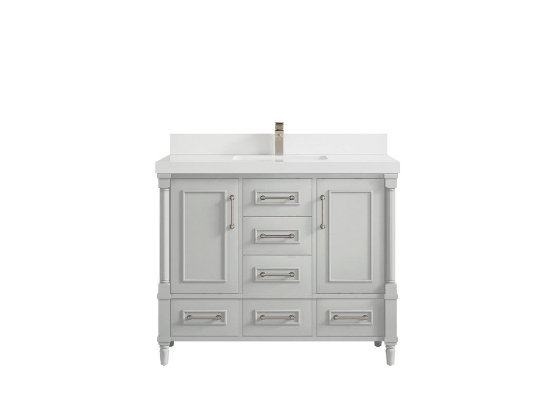 Aberdeen 42 in. W x 22 in. D Single Sink Bathroom Vanity - Willow Bath and Vanity