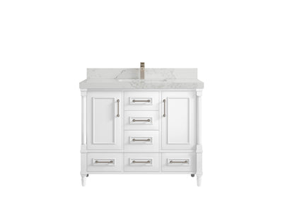 Aberdeen 42 in. W x 22 in. D Single Sink Bathroom Vanity - Willow Bath and Vanity