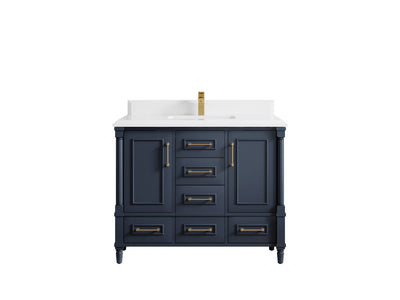 Aberdeen 42 in. W x 22 in. D Single Sink Bathroom Vanity - Willow Bath and Vanity