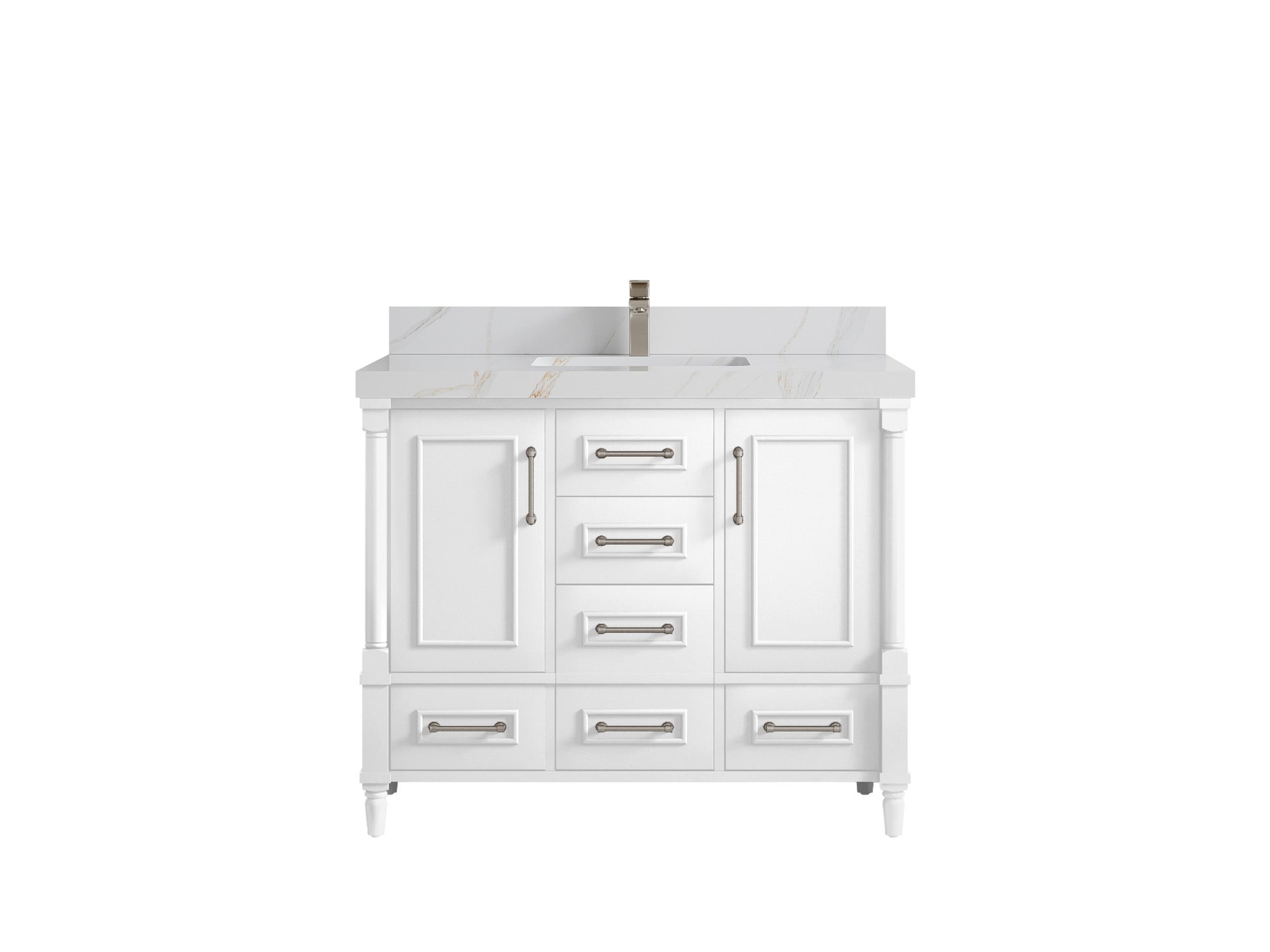 Aberdeen 42 in. W x 22 in. D Single Sink Bathroom Vanity - Willow Bath and Vanity