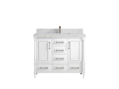 Aberdeen 42 in. W x 22 in. D Single Sink Bathroom Vanity - Willow Bath and Vanity