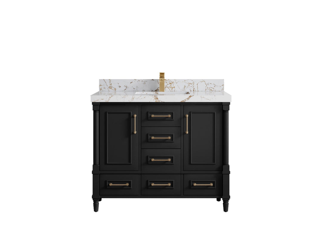 Aberdeen 42 in. W x 22 in. D Single Sink Bathroom Vanity - Willow Bath and Vanity