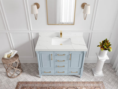Aberdeen 42 in. W x 22 in. D Single Sink Bathroom Vanity - Willow Bath and Vanity