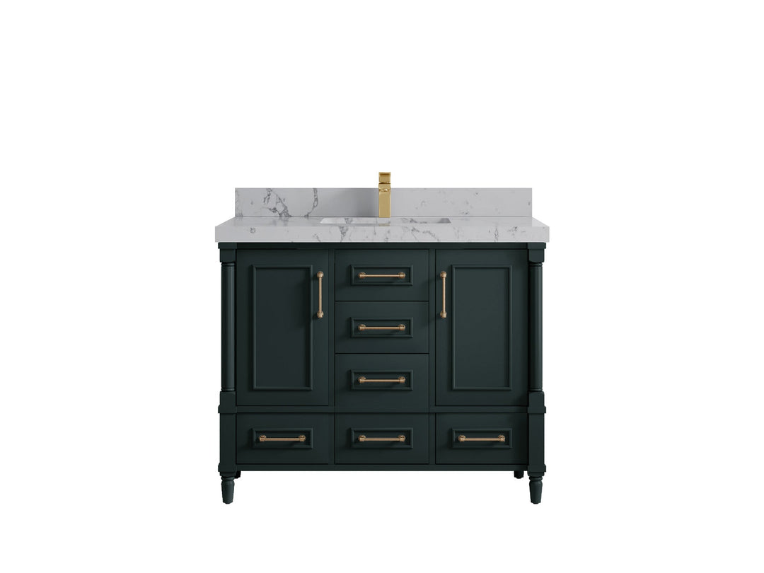 Aberdeen 42 in. W x 22 in. D Single Sink Bathroom Vanity - Willow Bath and Vanity